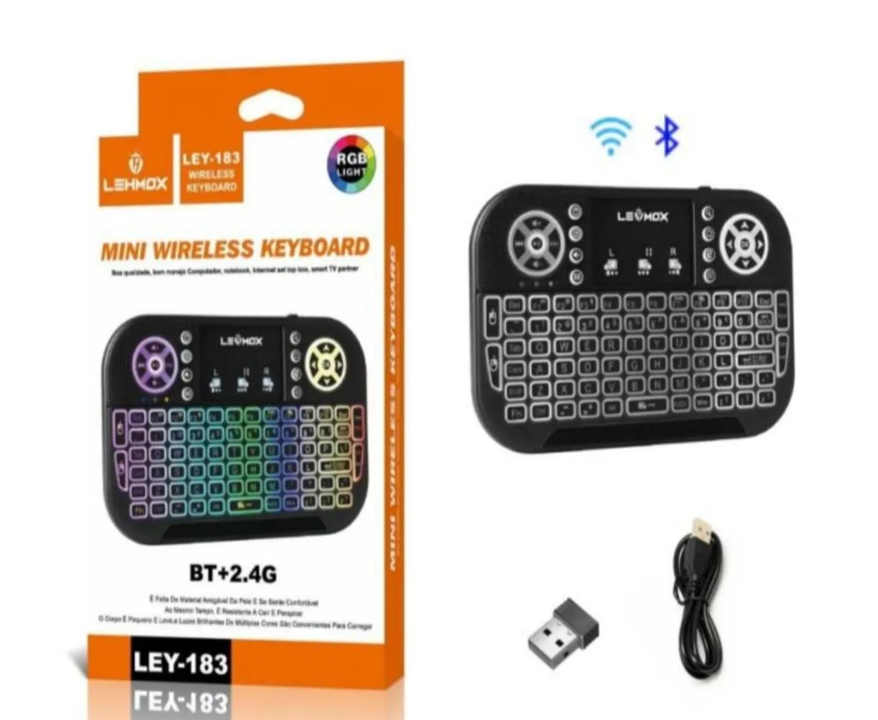 Mini Teclado Wireless LEHMOX LEY-183