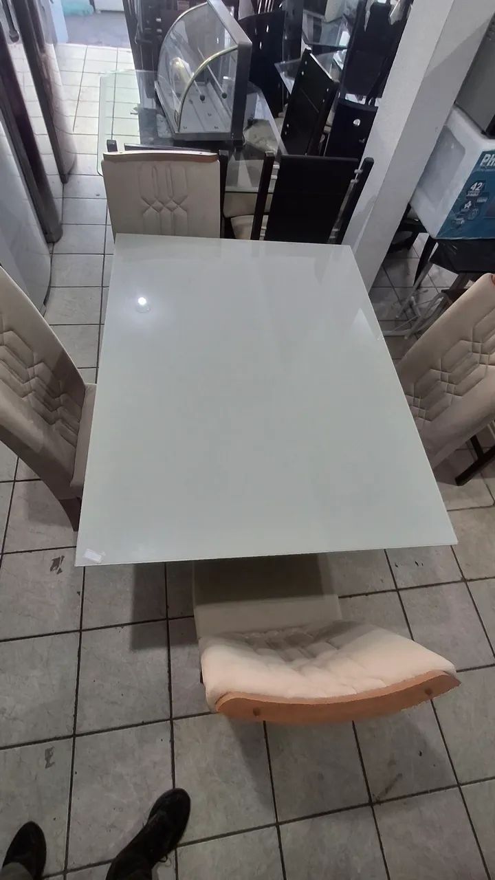 Mesa sem avarias tampo off White  - Foto 2
