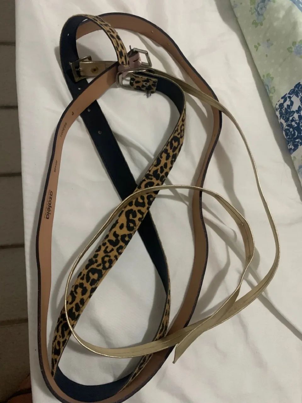 Cintos femininos estilosos: onça, rosa e dourado! - Foto 2