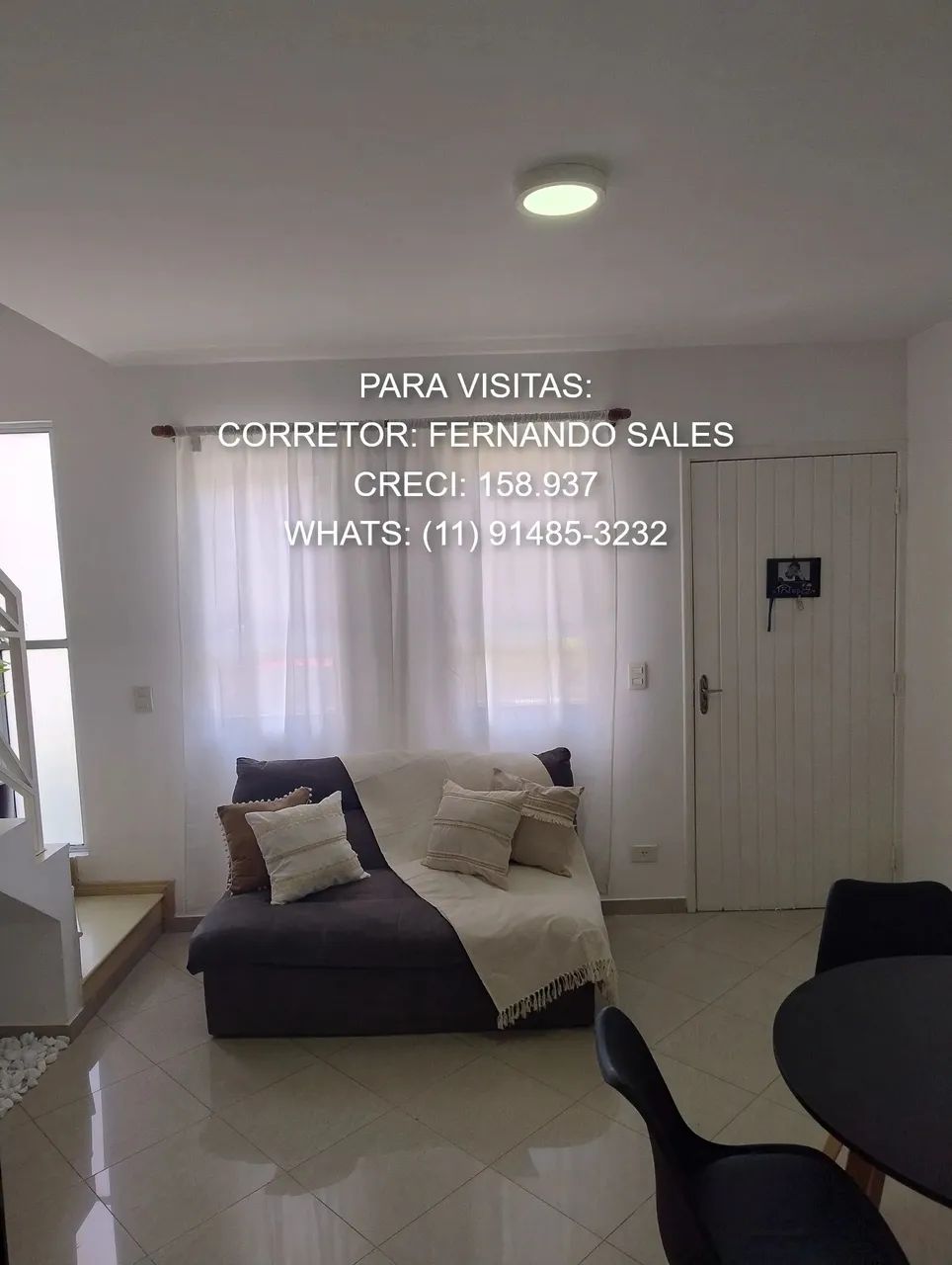 Casa sobrado totalmente mobiliada, com 2 quartos, 2 vagas, no Jardim Central - Cotia - SP - Foto 5