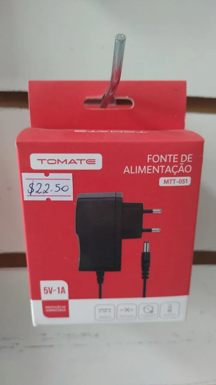 Fonte de Alimentação 5V-1A para TV - Tomate MTT-051