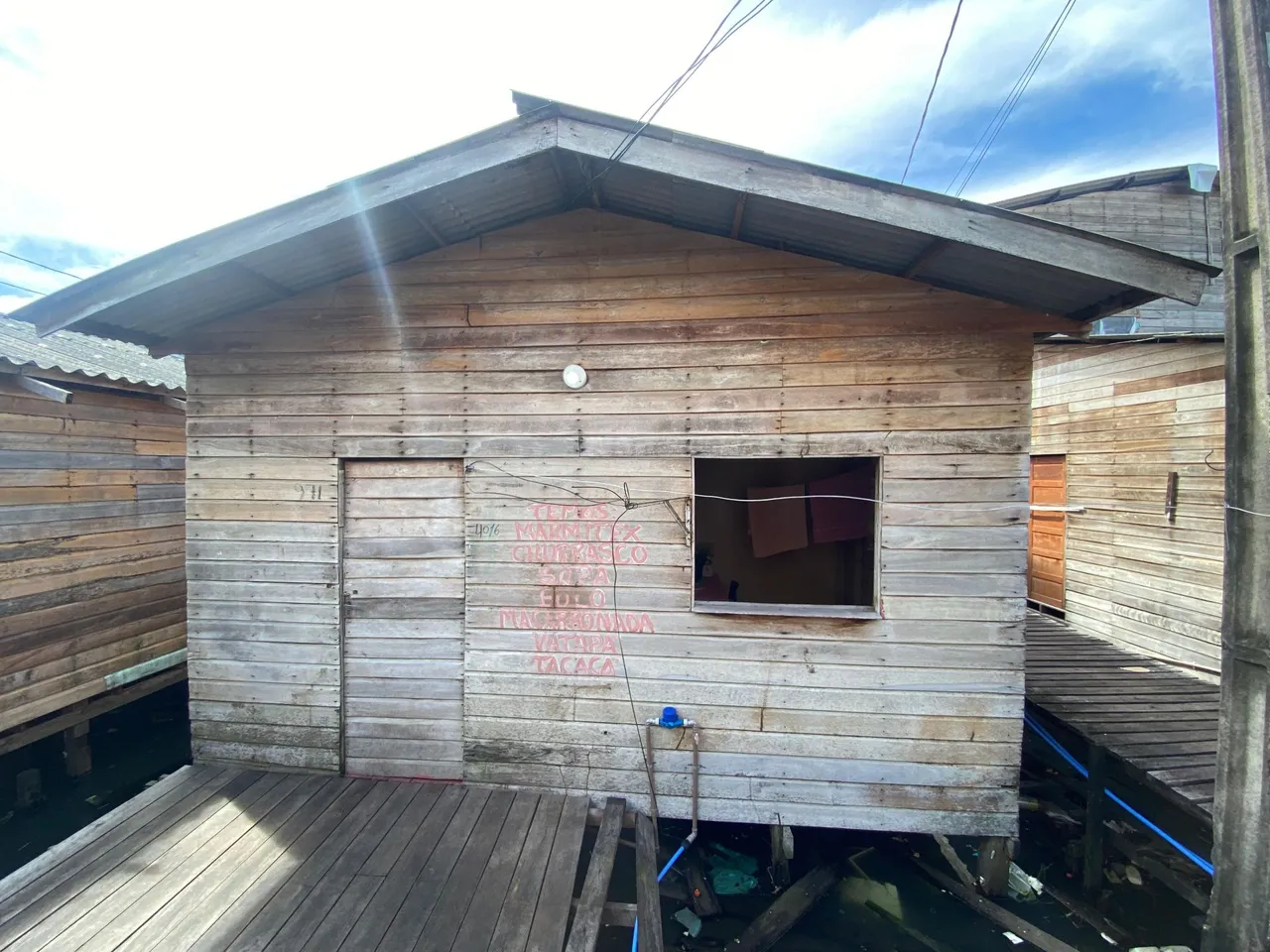 casa em área de ponte