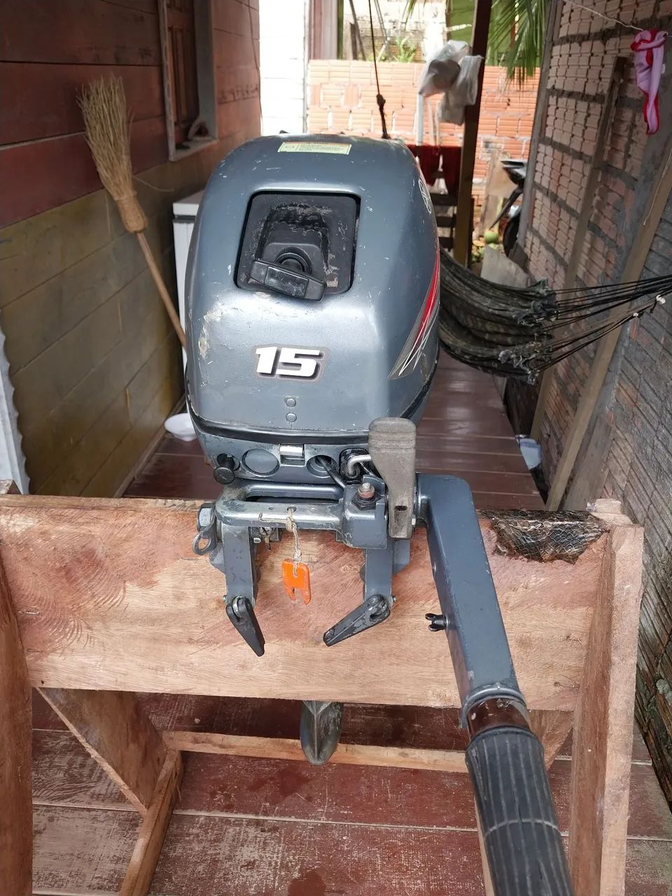 MOTO DE POLPA 15 HP HELICE MOVA E BALDE JA USADO - Foto 3