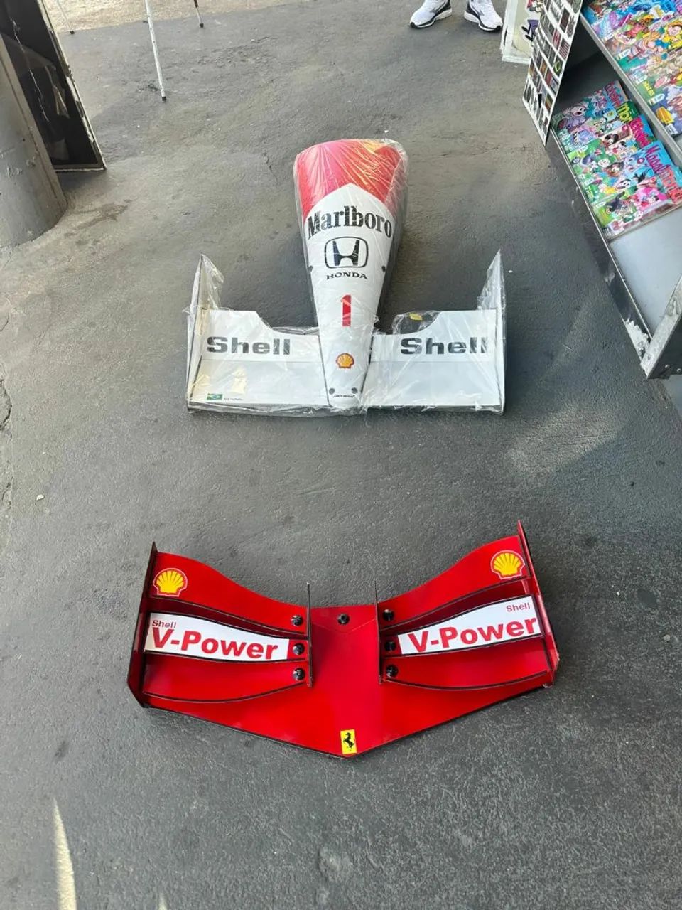Frente MacLaren e Ferrari Acrílico 