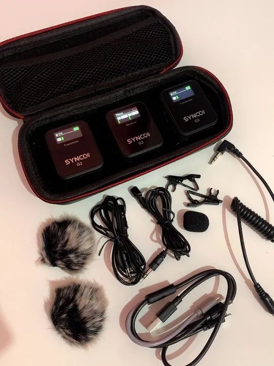 Microfone sem fio Synco G2 A2 pouco usado - Foto 3