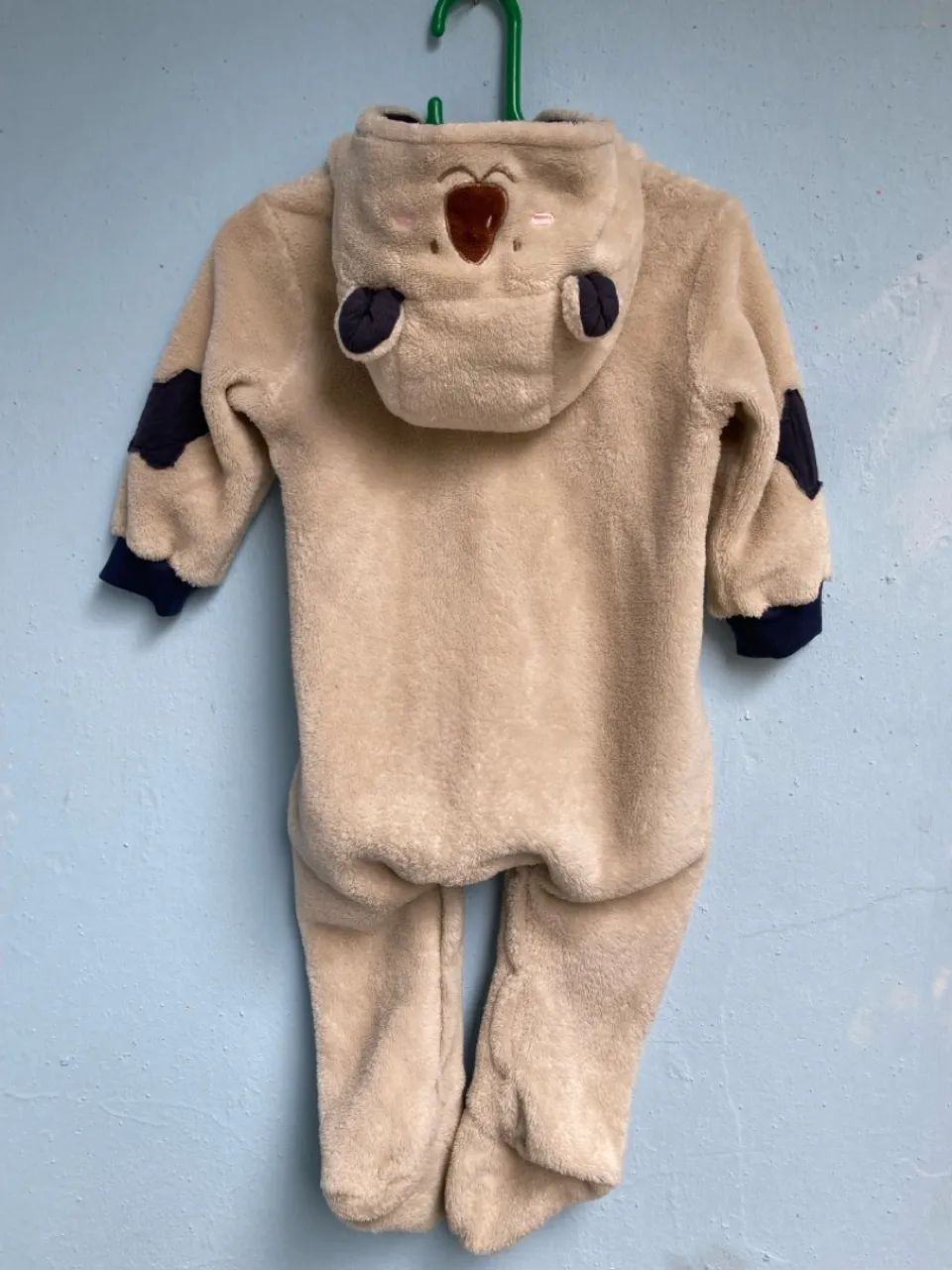 Macacão de Ursinho Infantil, Tam 9 a 12 meses  - Foto 2