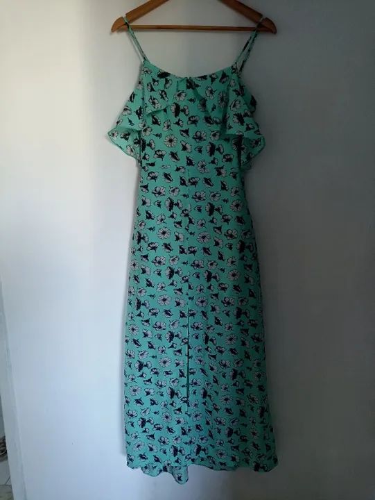 vestido longo estampado  