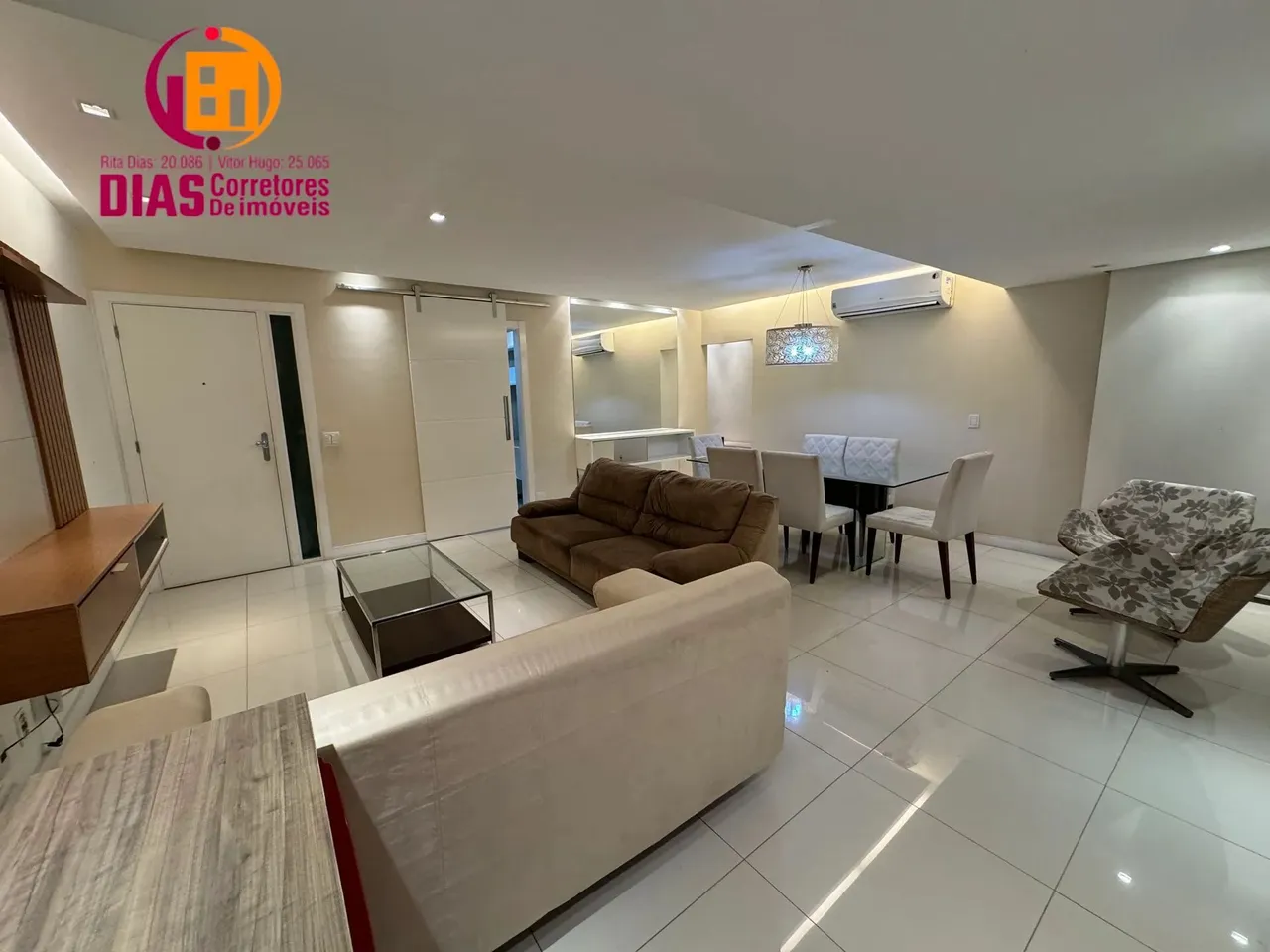 Alugo em exclusividade e Super Oportunidade apartamento mobiliado com 106m² no Brisas Club
