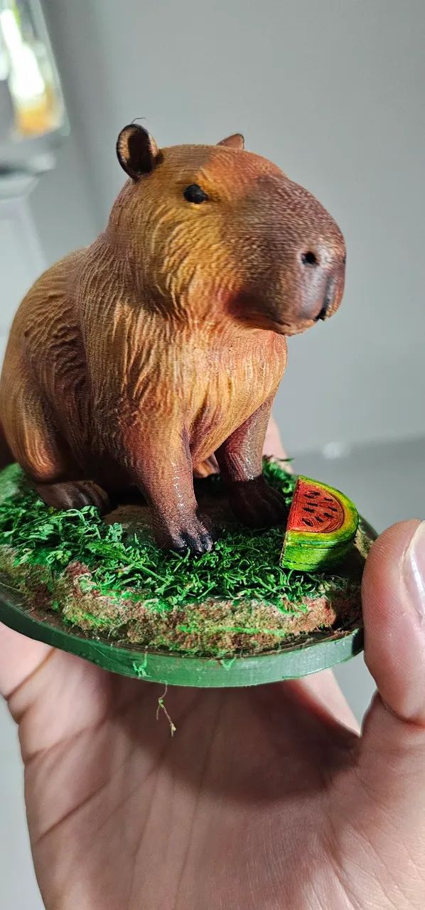 Miniatura de Capivara com Melancia - Foto 4
