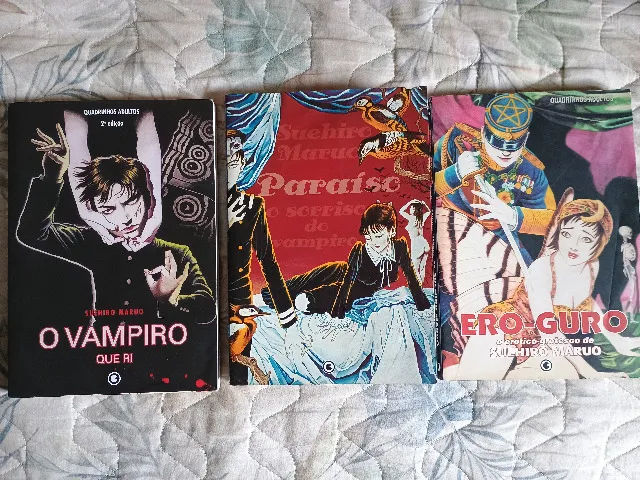 O vampiro que ri, Paraíso e Ero Guro - 3 mangás Suehiro Maruo