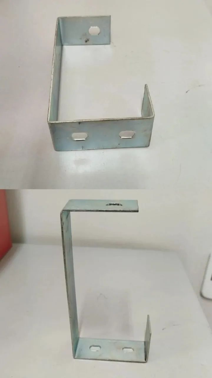 U-type 80mm Fixing Bracket - Galvanized - R$ 8.0064290865132929120
