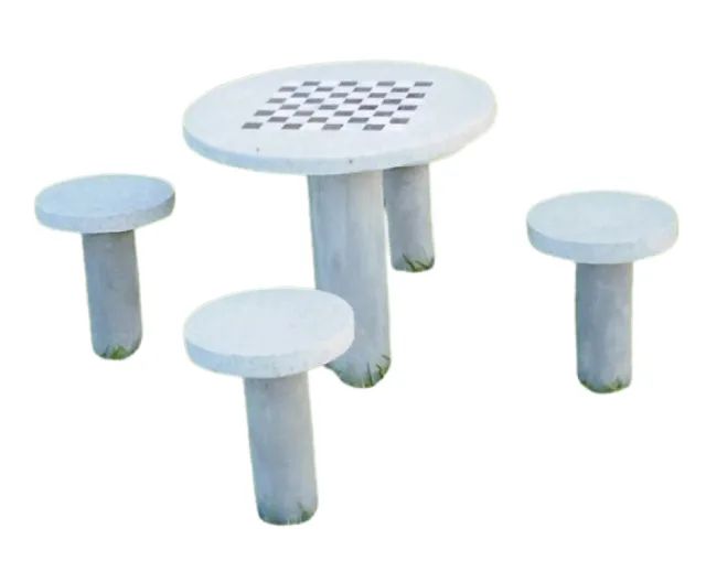 Conjunto mesa redonda 0,8m com 4 banquetas