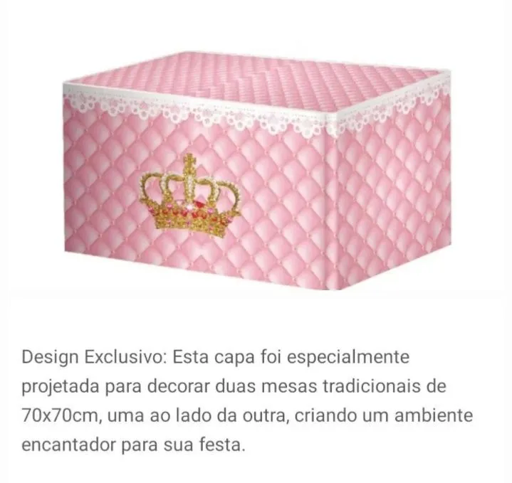 Capa Decorativa para Mesas de Festa - Design Exclusivo