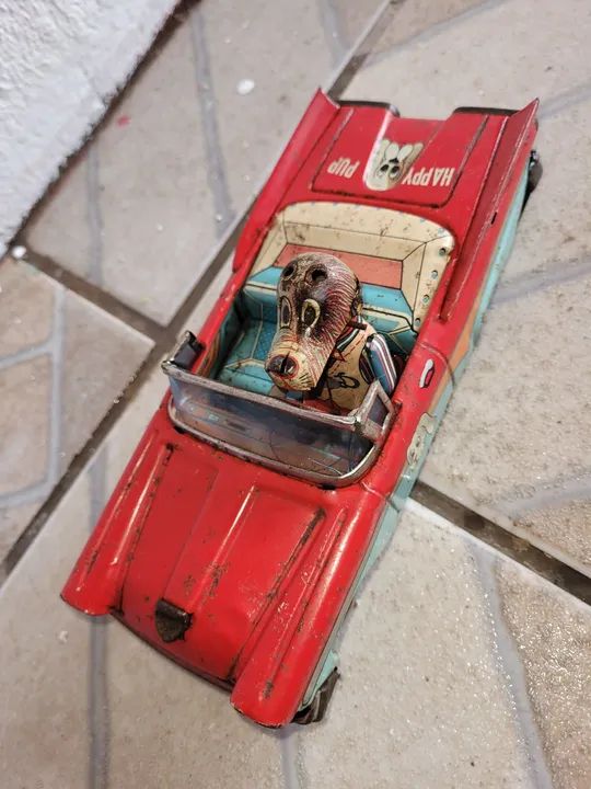 Carrinho de lata antigo  - Foto 3