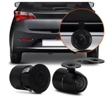 Câmera De Ré Visão Noturna Colorida Automotiva  z838  - Foto 6