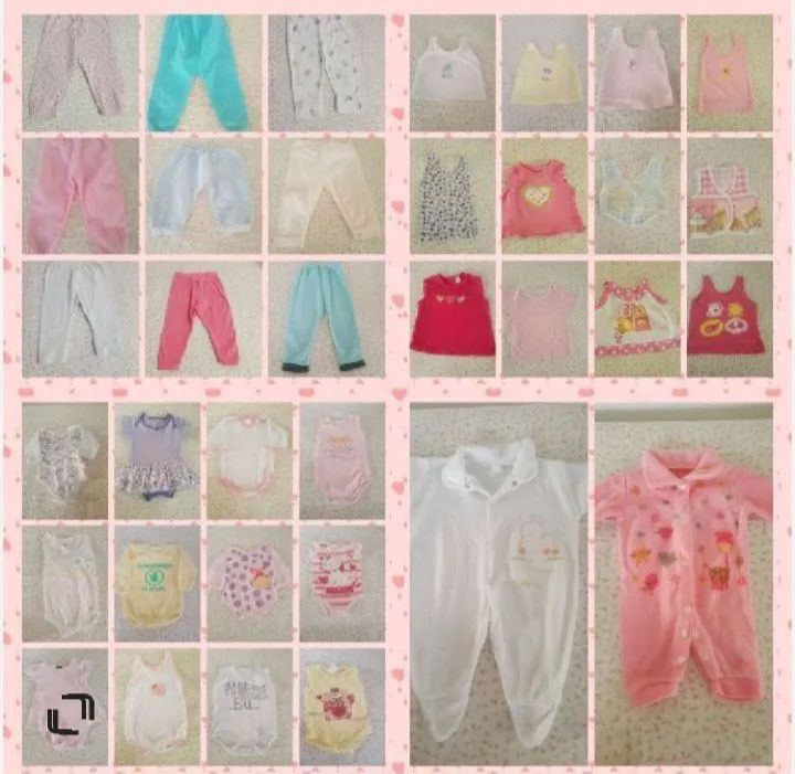 Lote / enxoval para bebê 0 a 12 meses  - Foto 2