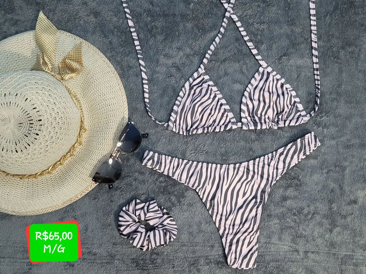 Biquíni zebra M/G