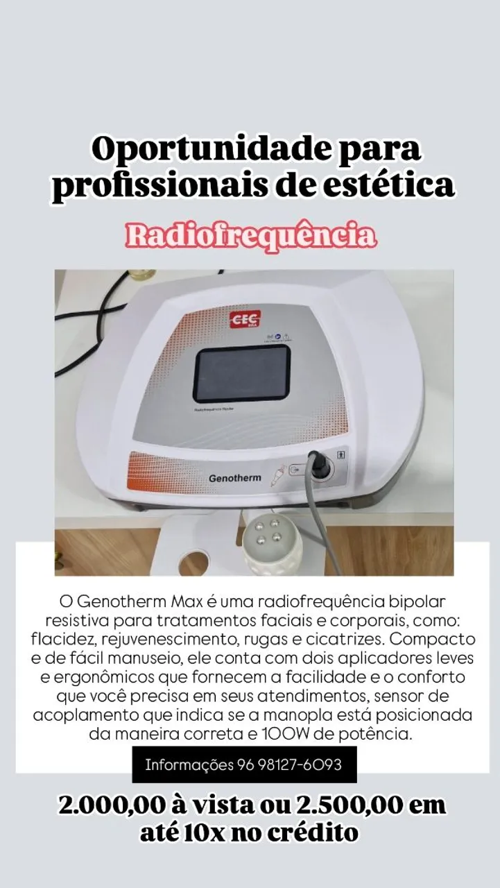 Aparelho de radiofrequência