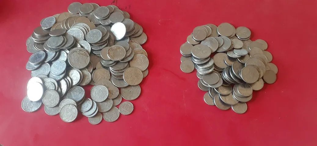 Moedas antigas centavos e cruzeiros. - Foto 2