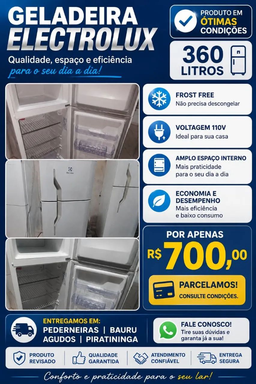 Geladeira Electrolux 
