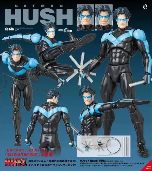 Nightwing Hush Mafex - Original LACRADO - Hobbies e coleções