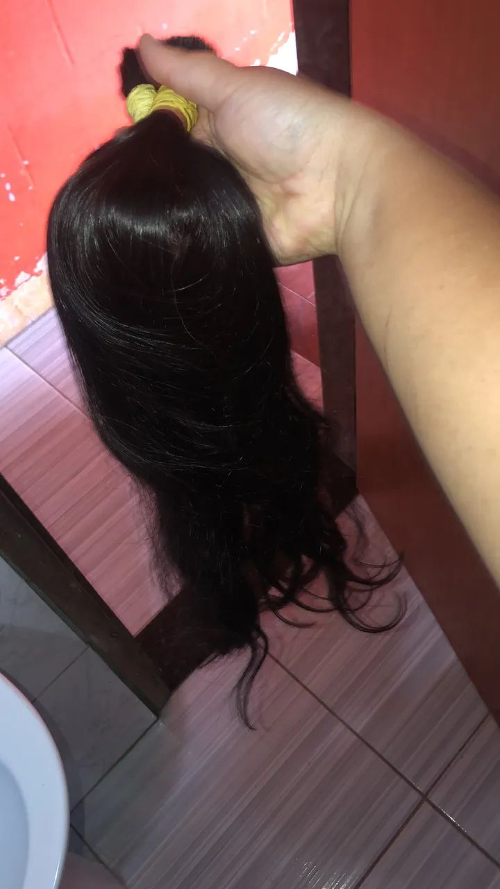Vendo cabelo 75 cm 150 gramas - Foto 2