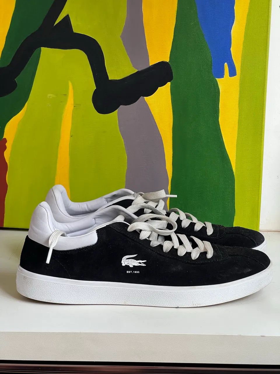 Tênis Lacoste azul marinho 41