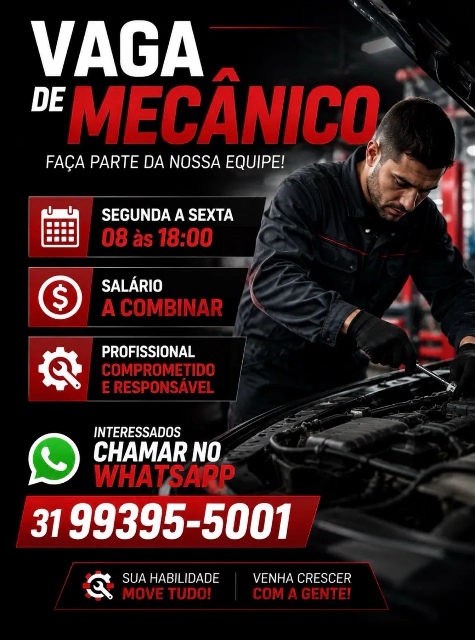 Vagas para mecânico