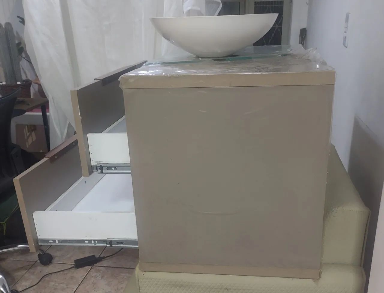 Bancada p/ banheiro c/ cuba R$ 200 - Foto 4