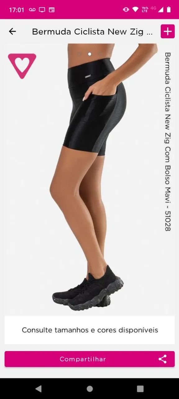 Shorte e Bermudas femininas romance favorita  - Foto 3