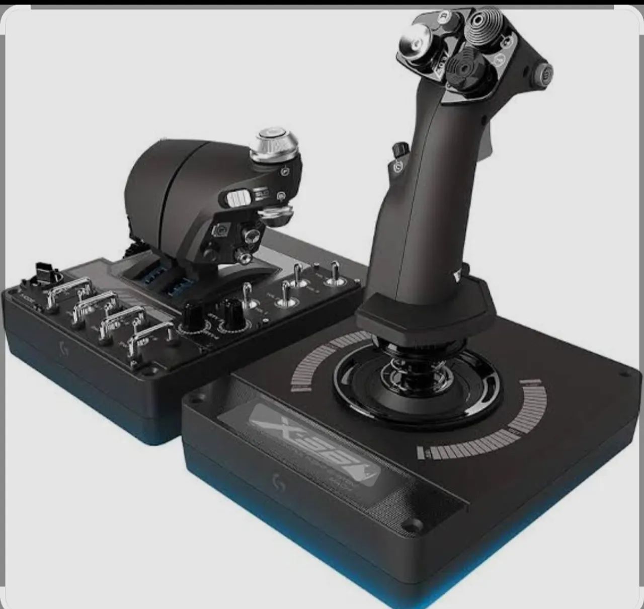 Controlador de voo, manche Logitech x56