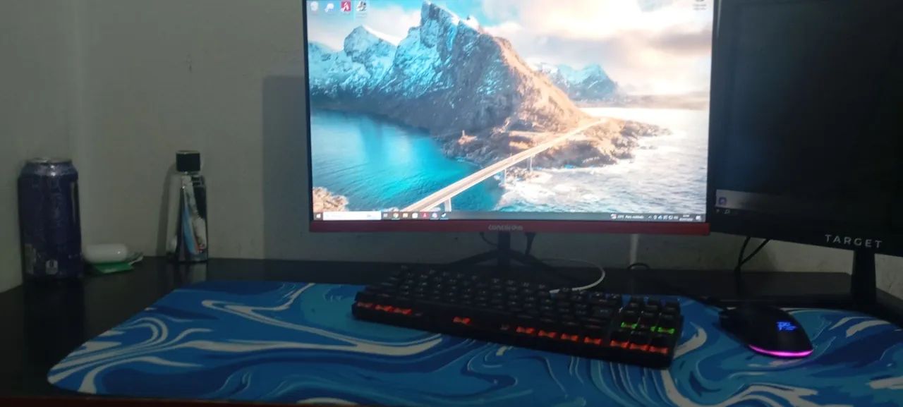 Monitor curvo 100hz gamer 