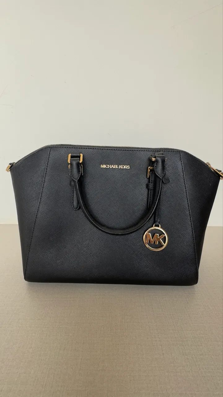 Bolsa Michael Kors Ciara Large Original - Preta - Foto 2