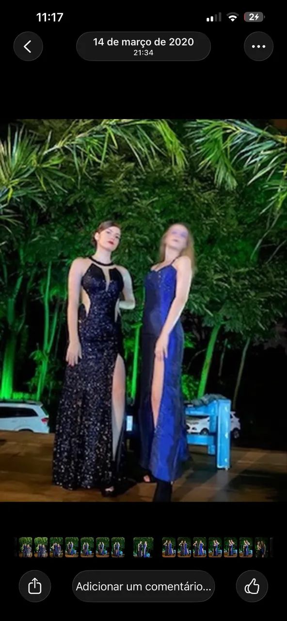 Vestido Longo de Festa Preto com Brilho - Sofisticação e Impacto - Foto 4