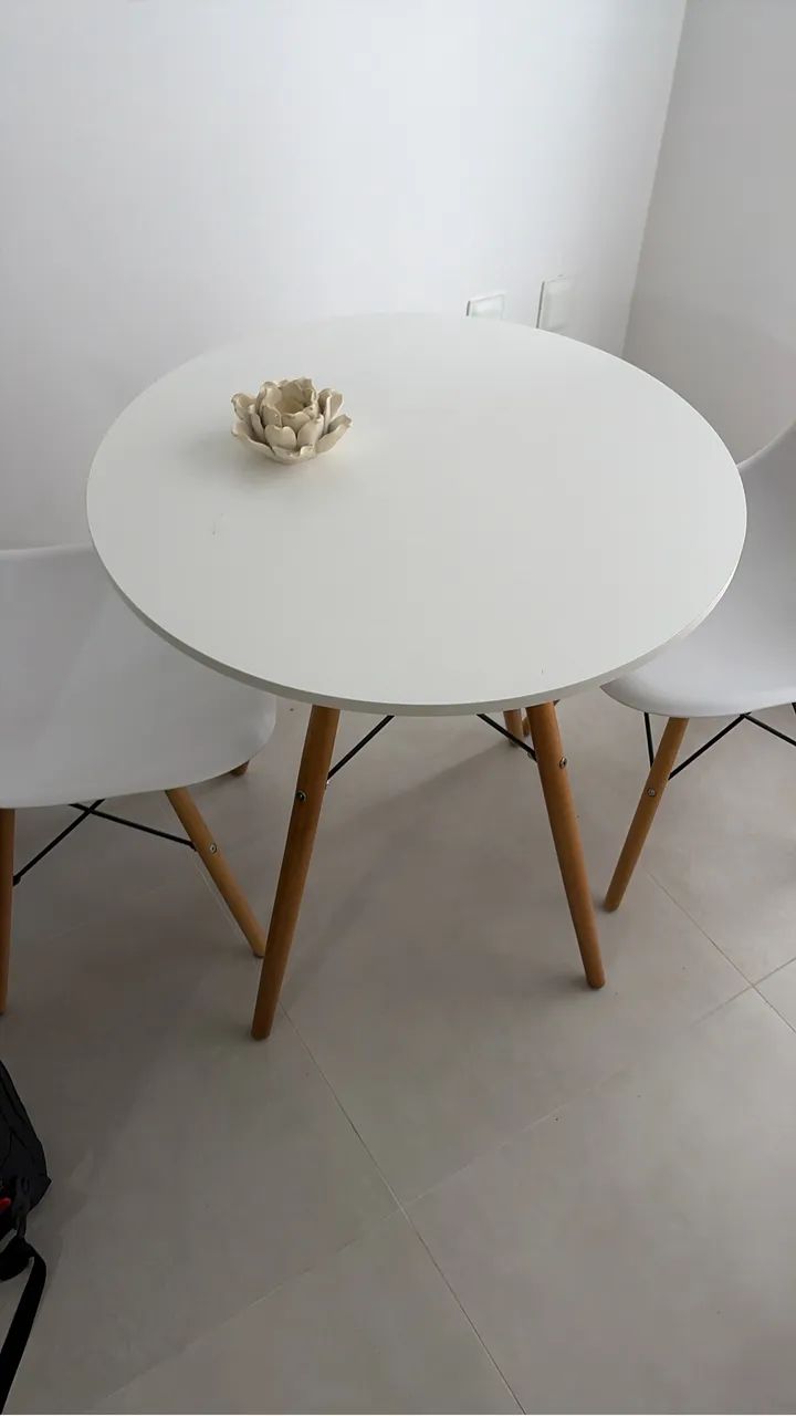 Mesa estilo industrial 2 lugares