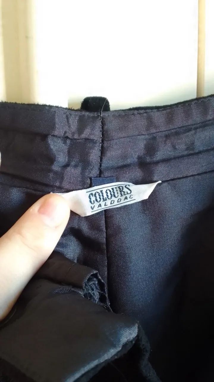 Calça de couro aveludado - Foto 5