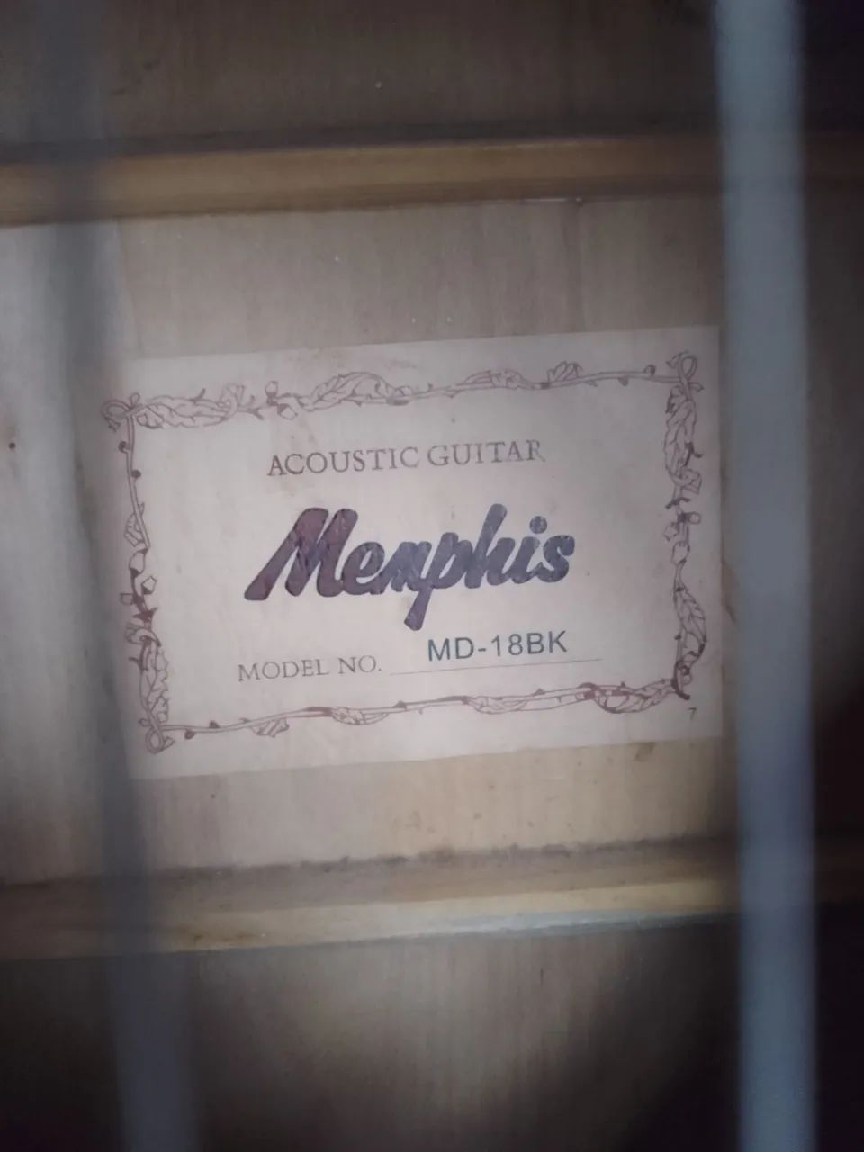 Violão Memphis Md18-Bk
