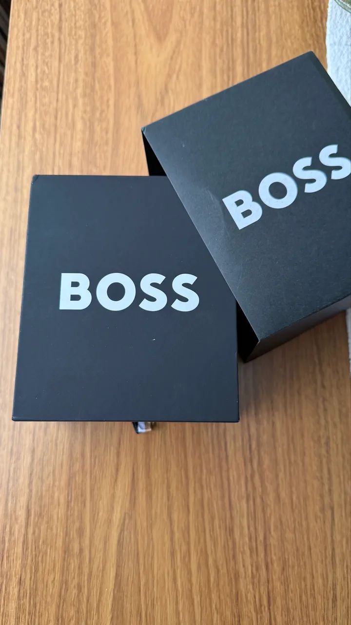 RELÓGIO BOSS MASCULINO BORRACHA AZUL - Foto 4