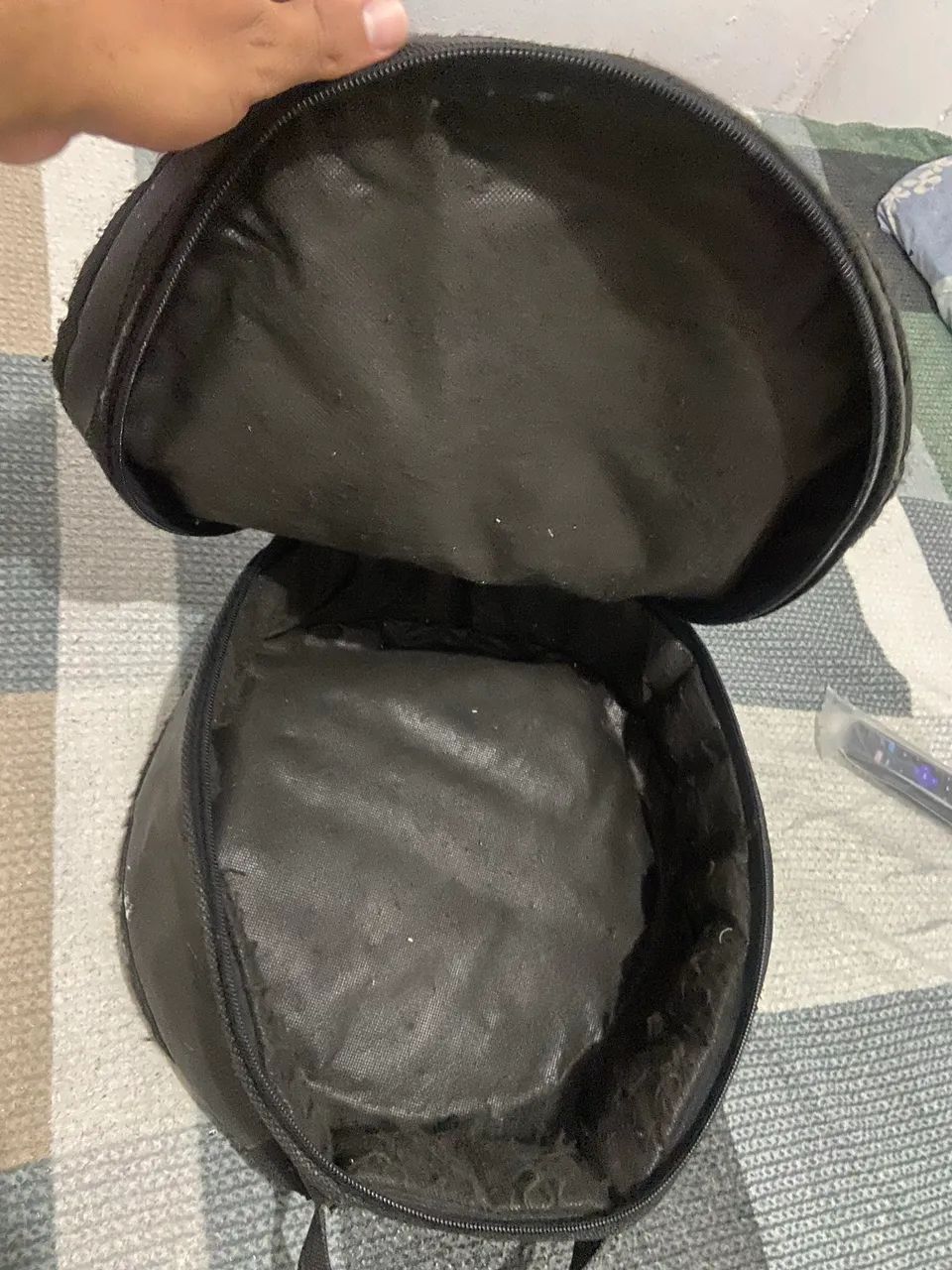 Bag de caixa em couro 