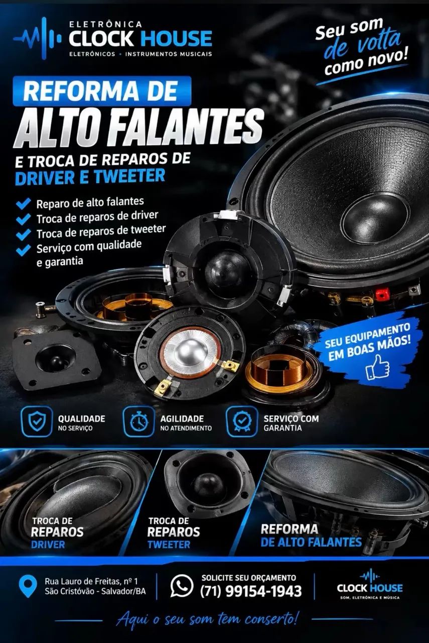 Reforma de auto falante 
