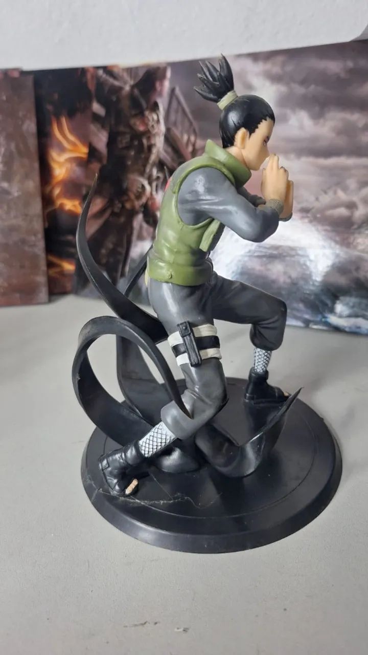 2 Figures de Naruto Shippuden Kakashi e Shikamaru  - estatueta/decoração - Foto 4
