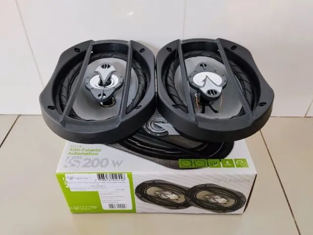 Par de Alto Falantes Leson 6x9 Polegadas 200w Rms (Novo na Caixa) - Foto 2