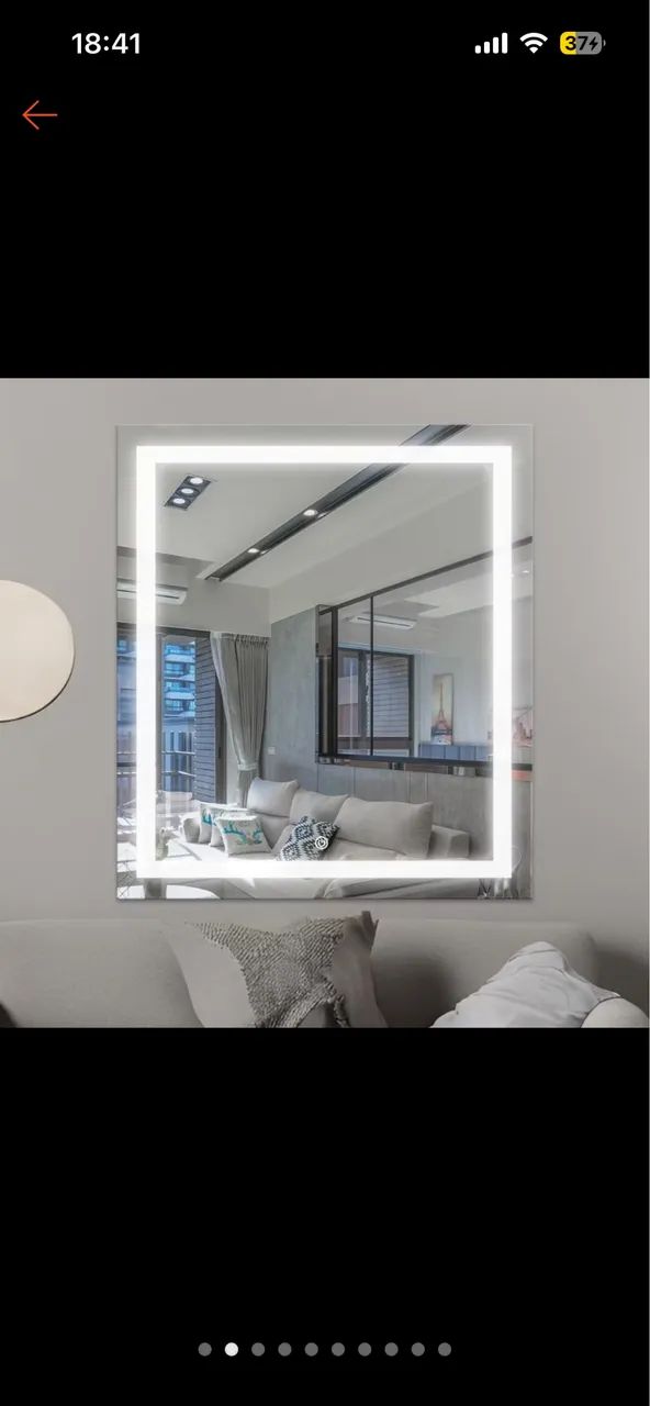 Espelho Led 3 Cores  - Foto 2