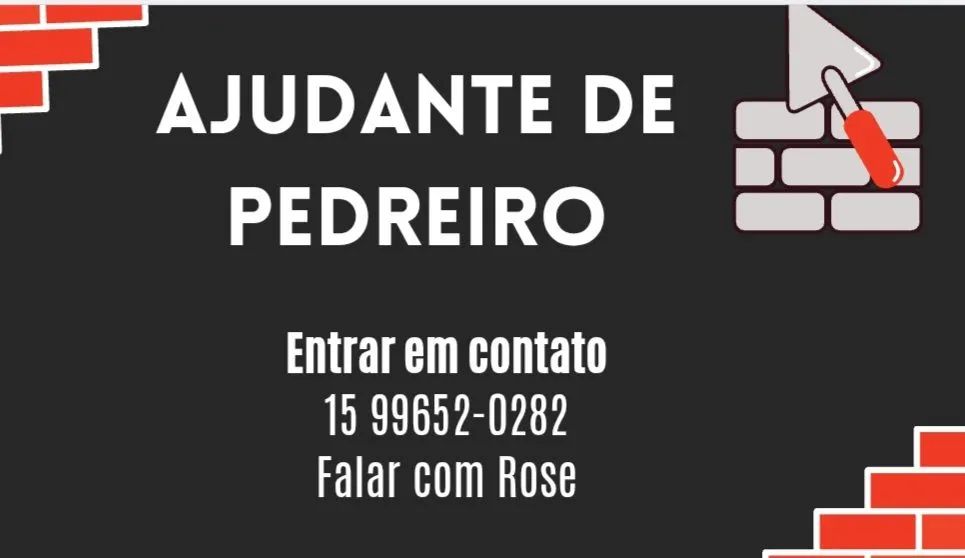 Ajudante de Pedreiro
