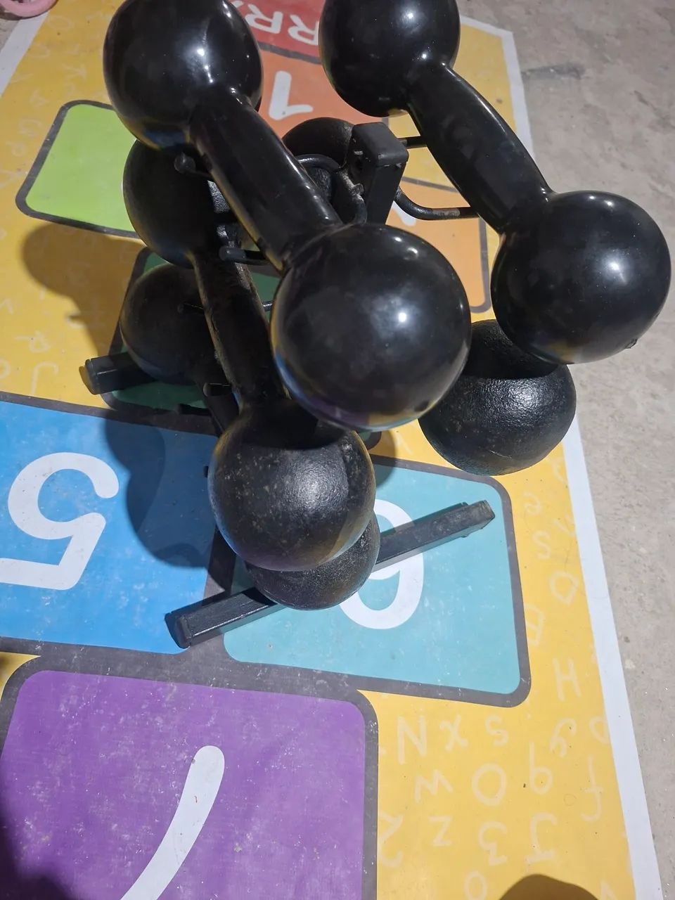 Halteres com suporte  - Foto 3