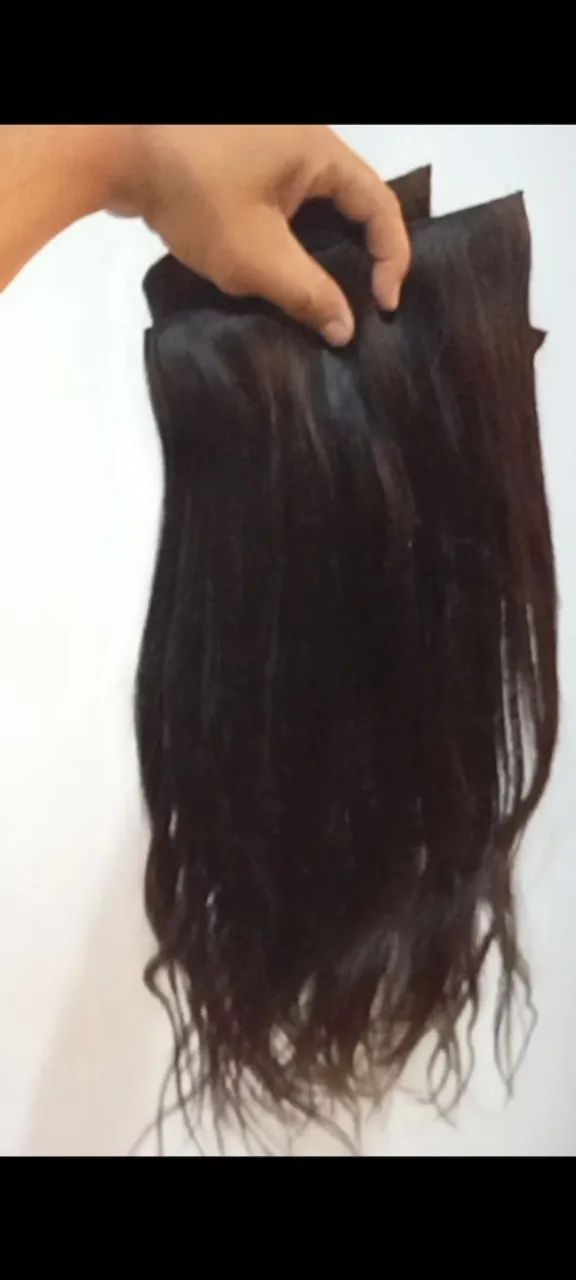Vendo cabelo humano na tela 