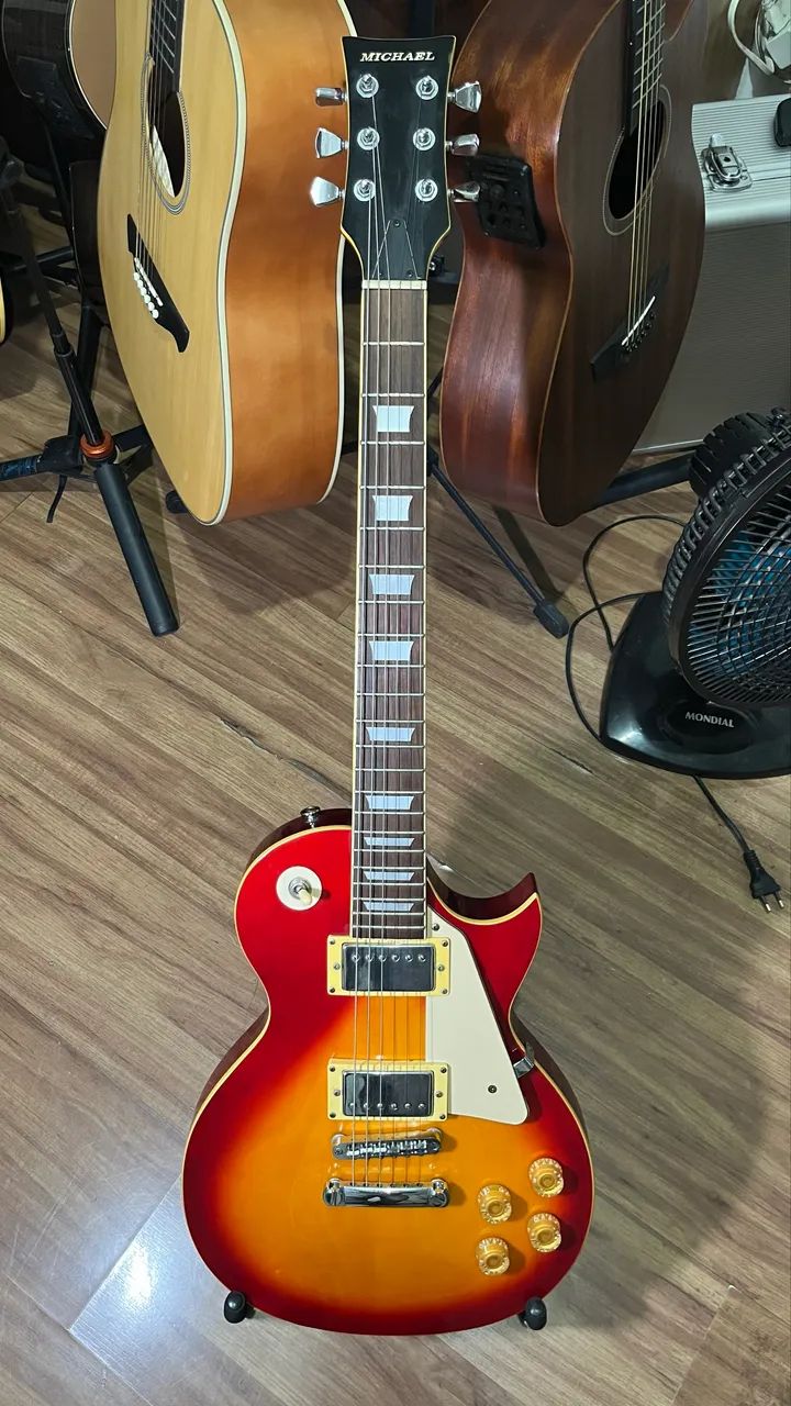 Guitarra Les Paul Michael GM730 Cherry Burst - Foto 2