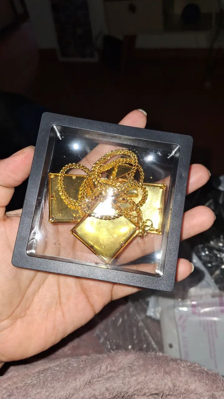 Conjunto de joias (brincos e colar) - Foto 4