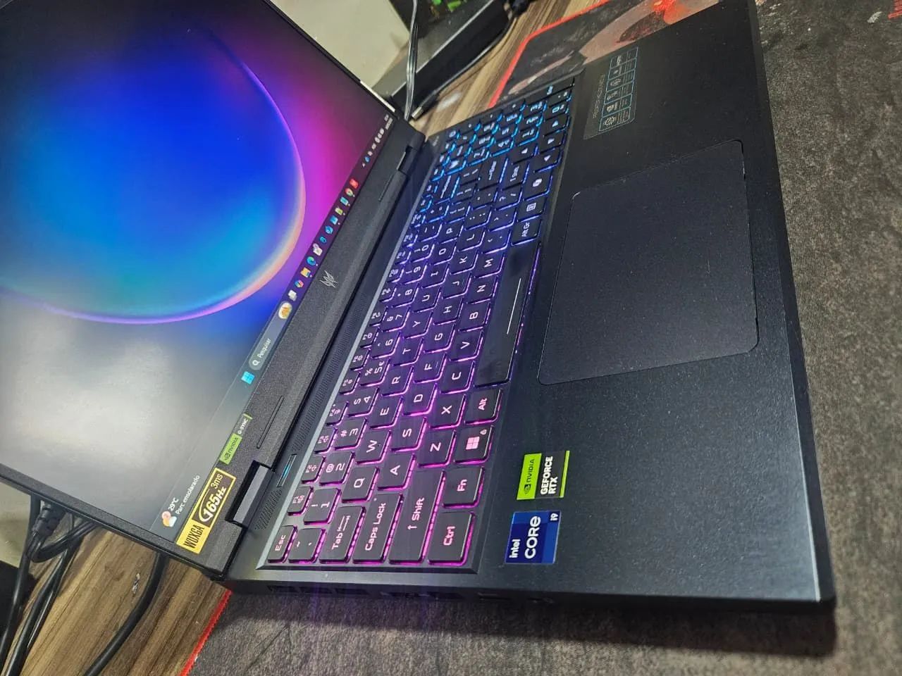 Notebook Gamer acer Predator  i9 14900 rtx 4060 16gb zero - Foto 4