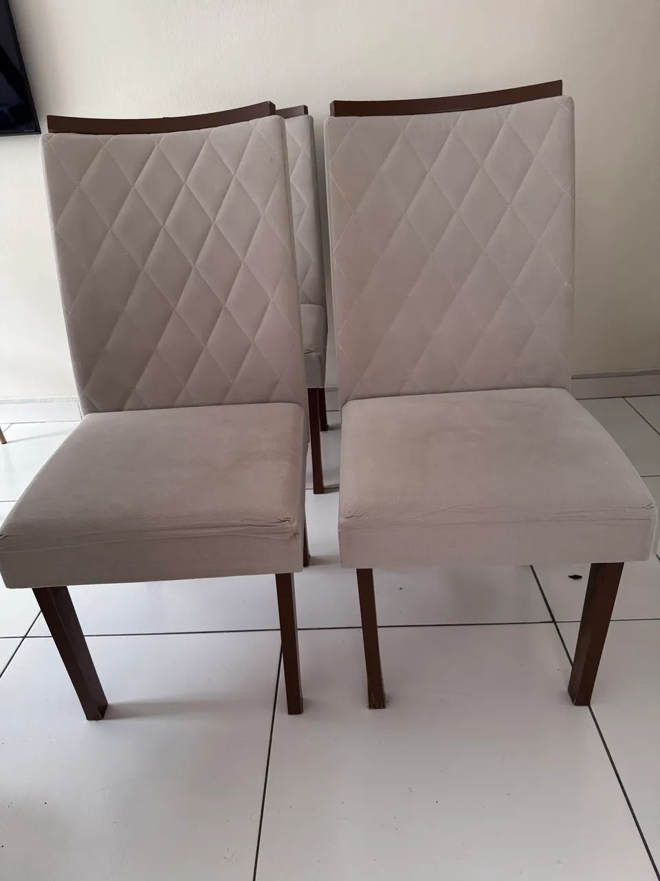 Vendo mesa rústica, caíras e maca  - Foto 3